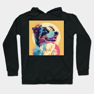 Retro Australian Terrier: Pastel Pup Revival Hoodie